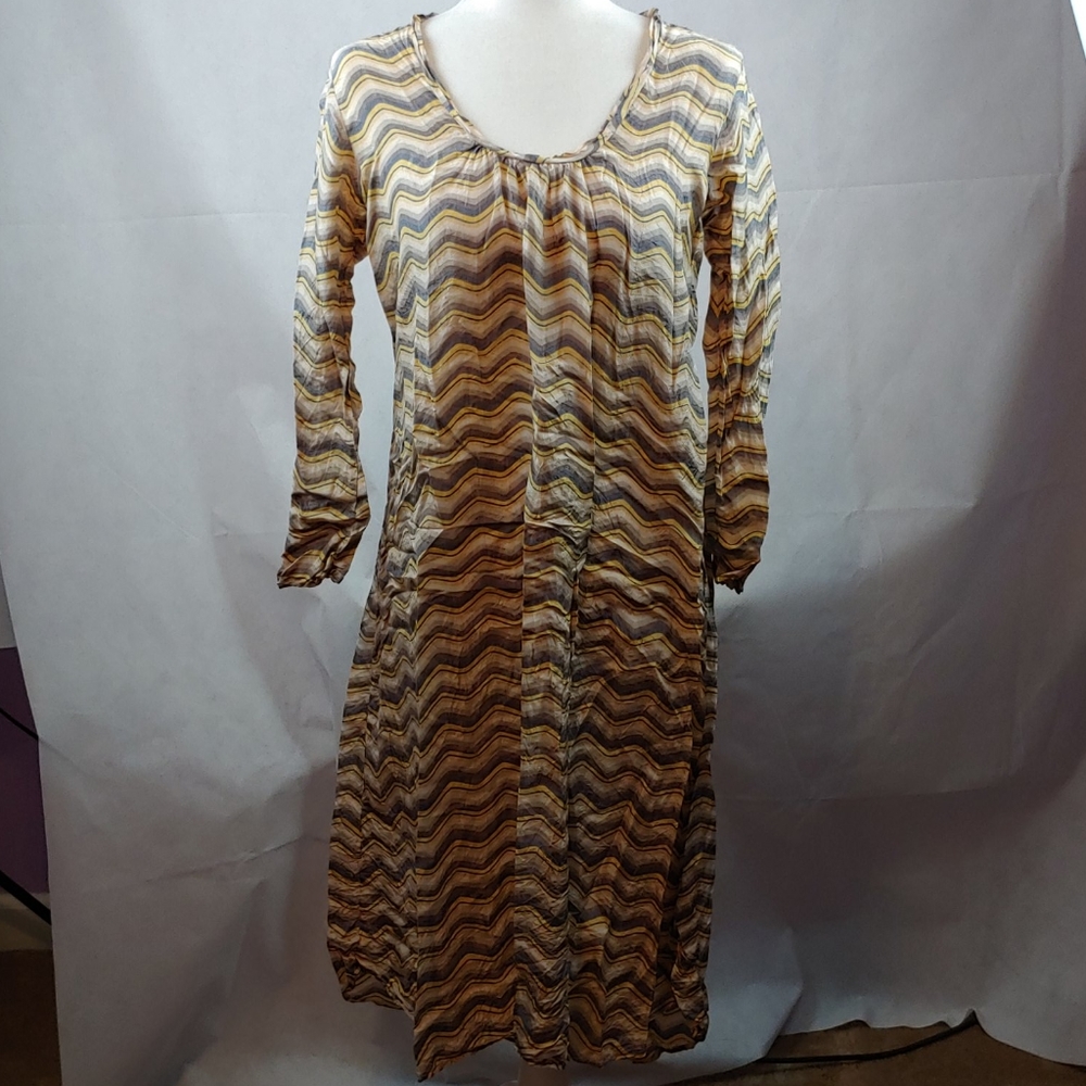 Matta Chevron Striped Dress